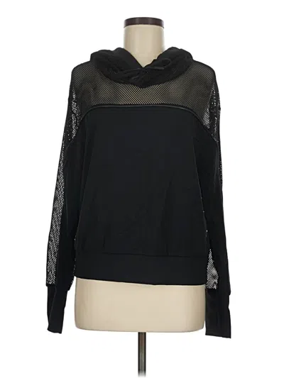 Pre-owned Zyia Active Pullover Sweater In Black