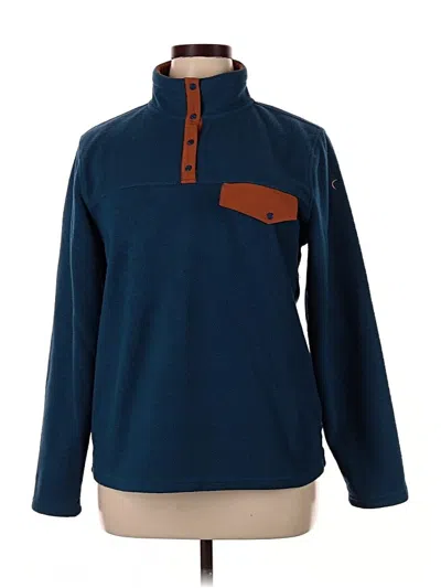 Pre-owned Zyia Active Pullover Sweater In Blue