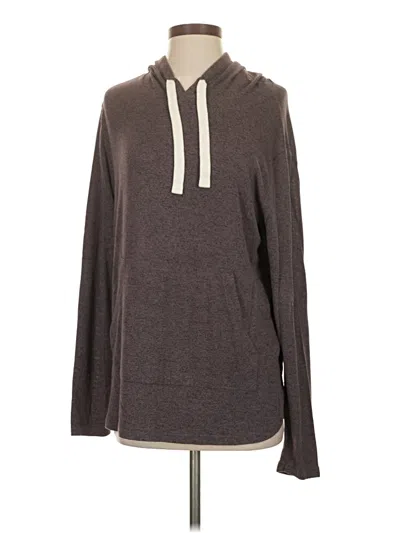 Pre-owned Zyia Active Pullover Sweater In Brown