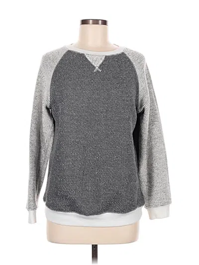 Pre-owned Zyia Active Pullover Sweater In Gray