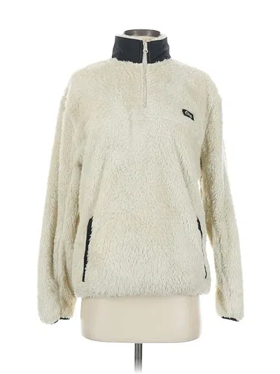 Pre-owned Zyia Active Pullover Sweater In White