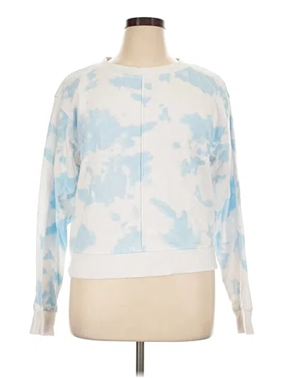 Pre-owned Zyia Active Pullover Sweater In White
