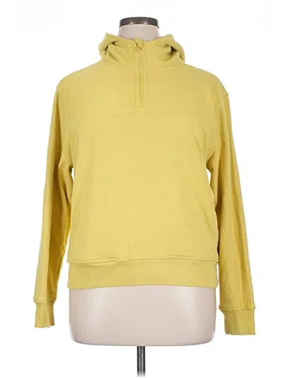 Pre-owned Zyia Active Pullover Sweater In Yellow