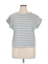 Zyia Active Short Sleeve T-shirt In Gray