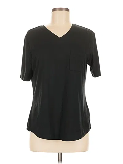 Pre-owned Zyia Active Short Sleeve T-shirt In Black