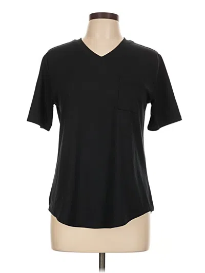 Pre-owned Zyia Active Short Sleeve T-shirt In Black