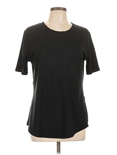 Pre-owned Zyia Active Short Sleeve T-shirt In Black