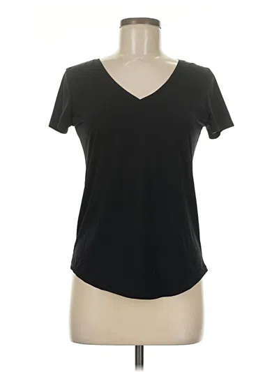 Pre-owned Zyia Active Short Sleeve T-shirt In Black