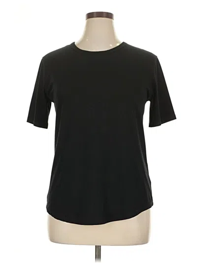 Pre-owned Zyia Active Short Sleeve T-shirt In Black
