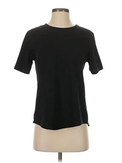 Pre-owned Zyia Active Short Sleeve T-shirt In Black