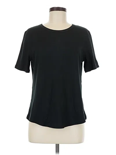 Pre-owned Zyia Active Short Sleeve T-shirt In Black