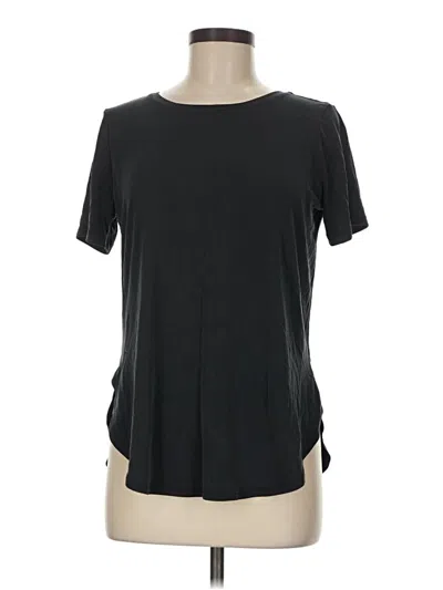 Pre-owned Zyia Active Short Sleeve T-shirt In Black