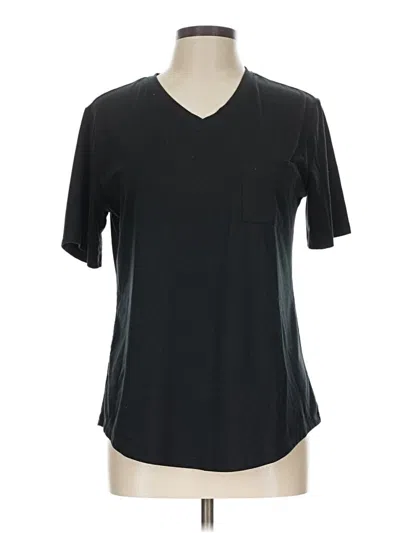 Pre-owned Zyia Active Short Sleeve T-shirt In Black