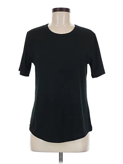Pre-owned Zyia Active Short Sleeve T-shirt In Black