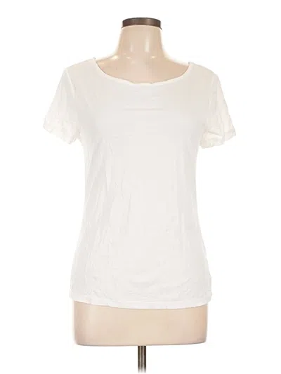 Pre-owned Zyia Active Short Sleeve T-shirt In Ivory