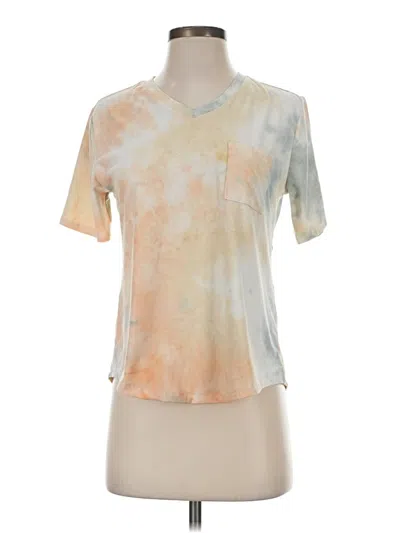 Pre-owned Zyia Active Short Sleeve T-shirt In Ivory