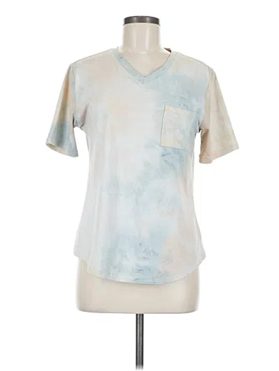 Pre-owned Zyia Active Short Sleeve T-shirt In Ivory