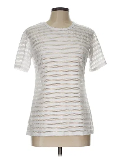 Pre-owned Zyia Active Short Sleeve T-shirt In Silver