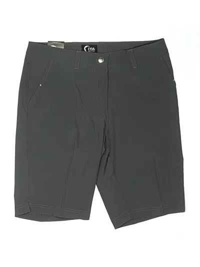 Pre-owned Zyia Active Shorts In Gray