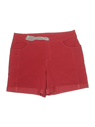 Pre-owned Zyia Active Shorts In Red
