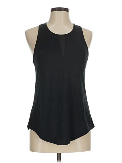 Pre-owned Zyia Active Sleeveless Blouse In Black