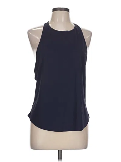 Pre-owned Zyia Active Sleeveless Blouse In Blue