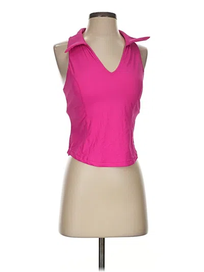 Pre-owned Zyia Active Sleeveless Blouse In Pink