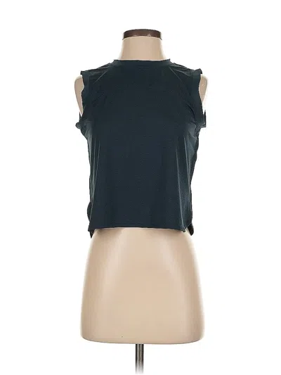 Pre-owned Zyia Active Sleeveless T-shirt In Black