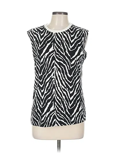 Pre-owned Zyia Active Sleeveless T-shirt In Black