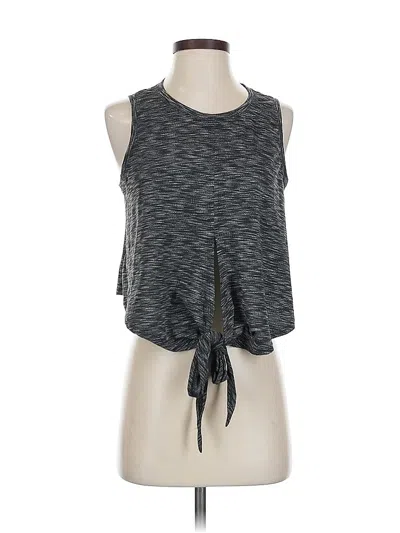 Pre-owned Zyia Active Sleeveless T-shirt In Gray