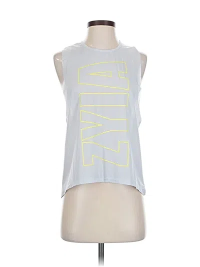 Pre-owned Zyia Active Sleeveless T-shirt In Gray
