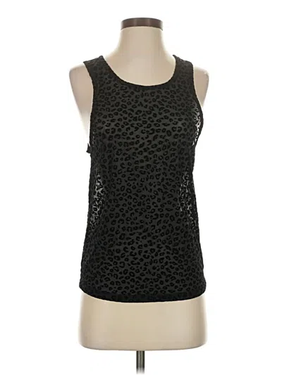 Pre-owned Zyia Active Sleeveless Top Black Scoop Neck Tops