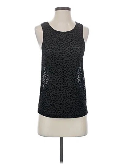 Pre-owned Zyia Active Sleeveless Top Black Scoop Neck Tops