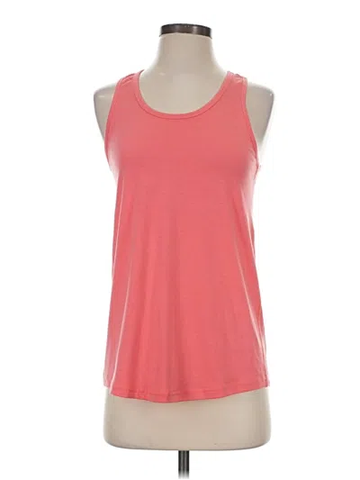Pre-owned Zyia Active Sleeveless Top Pink Scoop Neck Tops