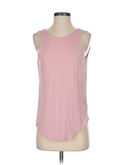 Pre-owned Zyia Active Sleeveless Top Pink Scoop Neck Tops