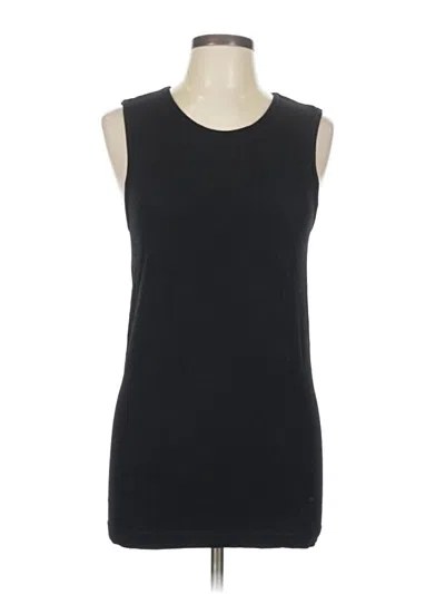 Pre-owned Zyia Active Sleeveless T-shirt In Black