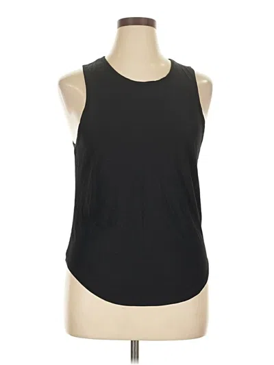 Pre-owned Zyia Active Sleeveless T-shirt In Black