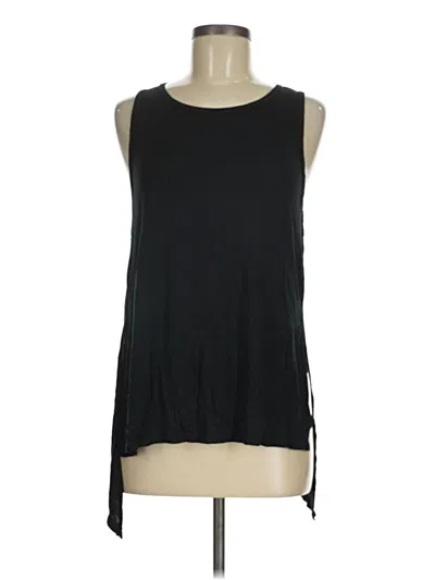 Pre-owned Zyia Active Sleeveless T-shirt In Black