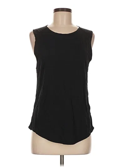 Pre-owned Zyia Active Sleeveless T-shirt In Black