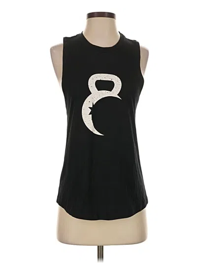 Pre-owned Zyia Active Sleeveless T-shirt In Black