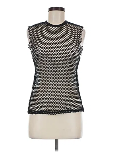 Pre-owned Zyia Active Sleeveless T-shirt In Black