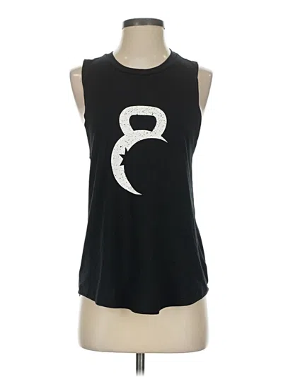 Pre-owned Zyia Active Sleeveless T-shirt In Black