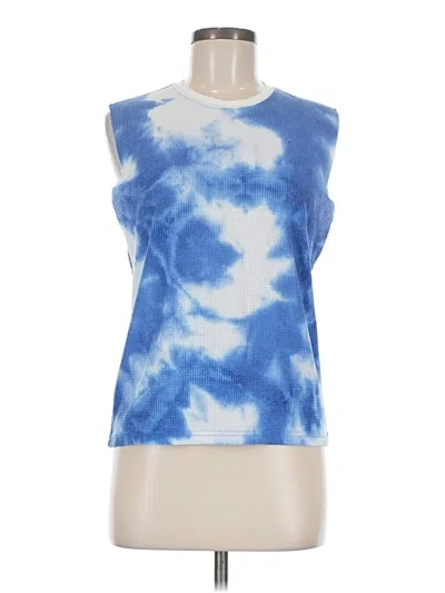 Pre-owned Zyia Active Sleeveless T-shirt In Blue