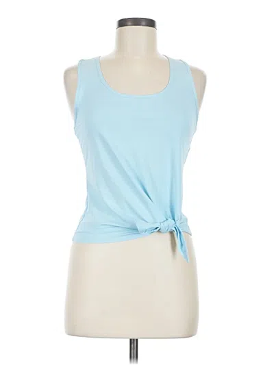 Pre-owned Zyia Active Sleeveless T-shirt In Blue