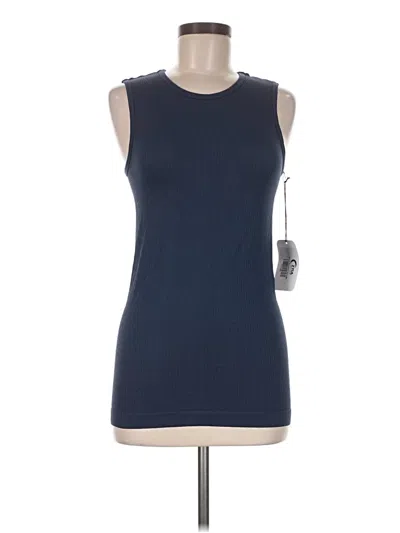 Pre-owned Zyia Active Sleeveless T-shirt In Blue