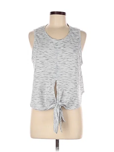 Pre-owned Zyia Active Sleeveless T-shirt In Gray