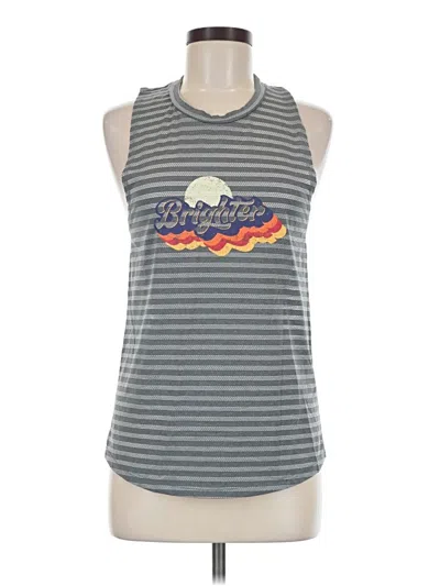 Pre-owned Zyia Active Sleeveless T-shirt In Gray