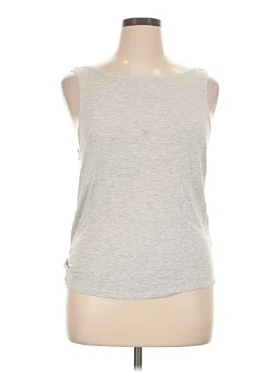 Pre-owned Zyia Active Sleeveless T-shirt In Gray