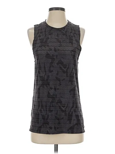 Pre-owned Zyia Active Sleeveless T-shirt In Gray