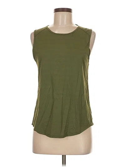 Pre-owned Zyia Active Sleeveless T-shirt In Green